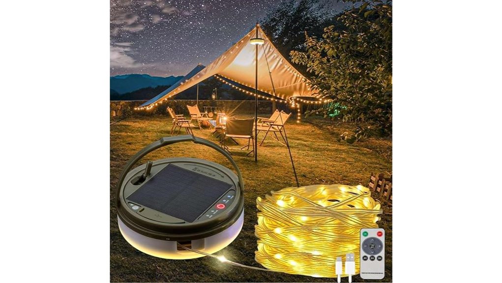 solar powered versatile outdoor lighting