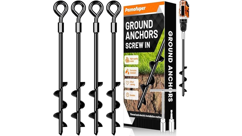 sturdy anchors for outdoor use