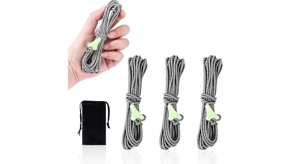 ultralight reflective tent ropes