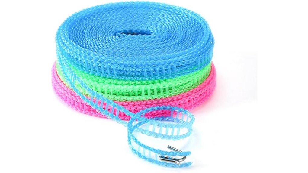 windproof nylon clothesline set